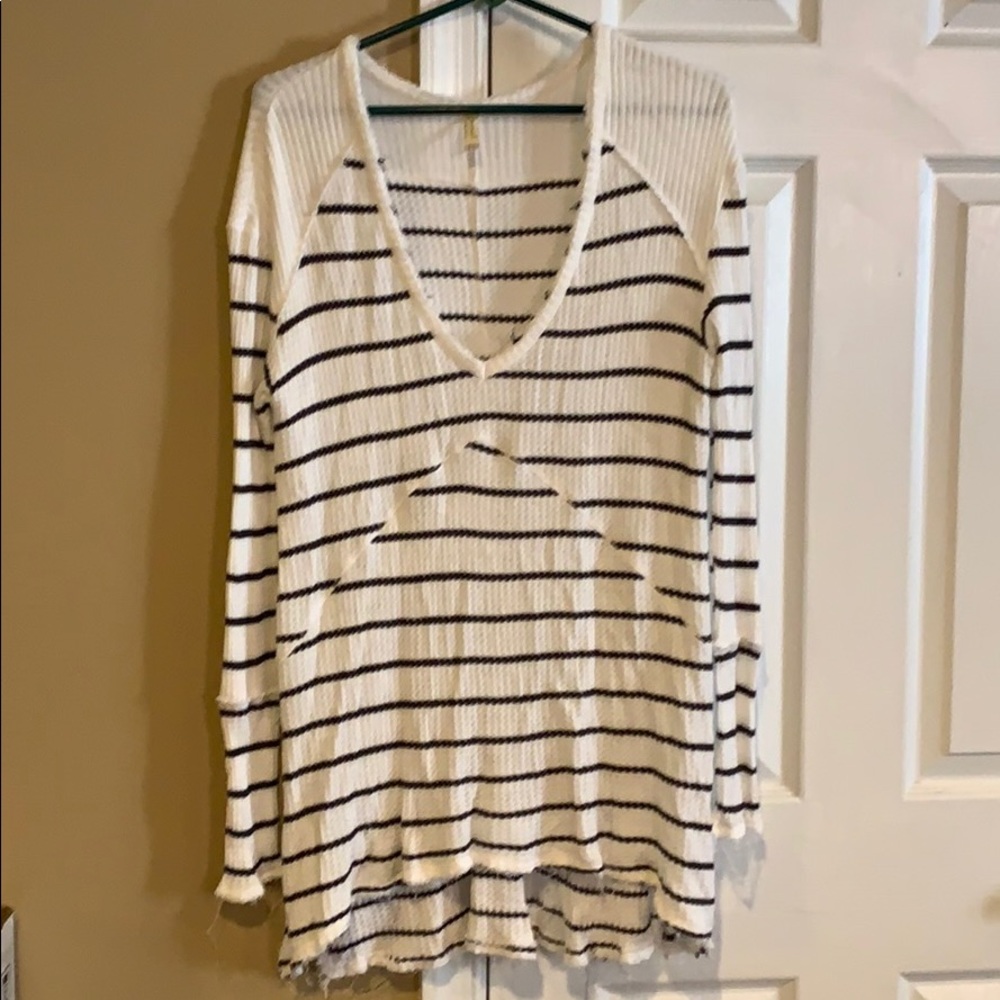 Free People long sleeve knit tunic. S